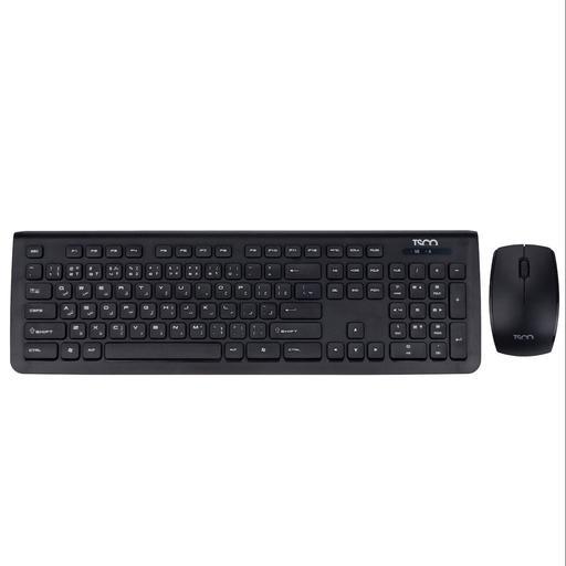 کیبورد و ماوس بی سیم tsco tkm 7018 با  12 ماهه